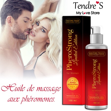 HUILE DE MASSAGE AUX PHEROMONES PHEROSTRONG FOR WOMEN LIMITED EDITION