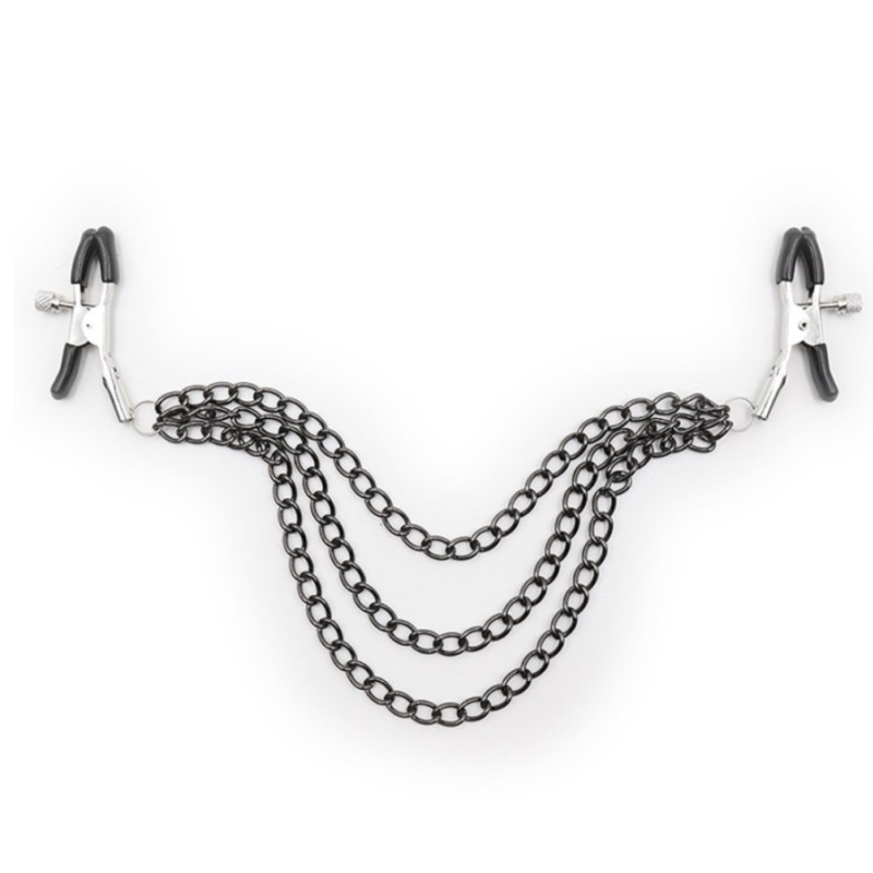 Accessoires PINCES A TETONS 3 CHAINES DE KINK