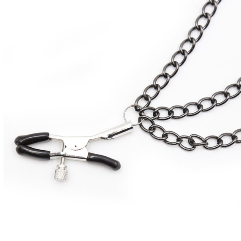 Accessoires PINCES A TETONS 3 CHAINES DE KINK