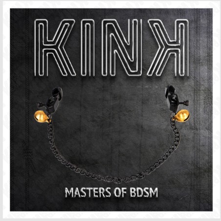 PINCES A TETONS AVEC CHAINE ET CLOCHETTES DE KINK