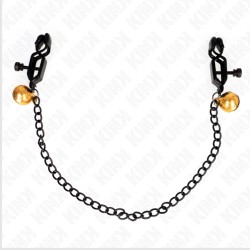 Accessoires PINCES A TETONS AVEC CHAINE ET CLOCHETTES DE KINK