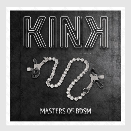 PINCES A TETONS AVEC BOULES DE CHAINETTE DE KINK