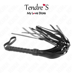 FOUET NOIR MANCHE COURT 70 CM DE KINK