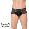 Lingerie BOXER HOMME NOIR AVEC DOUBLE ZIP DE SOFTLINE - XL
