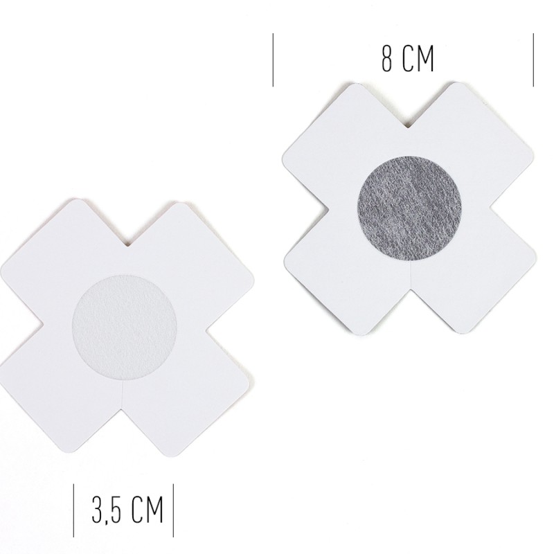 CACHES TETONS NIPPIES WOW BOOBS EN CROIX 2 PAIRES DE SECRET PLAY