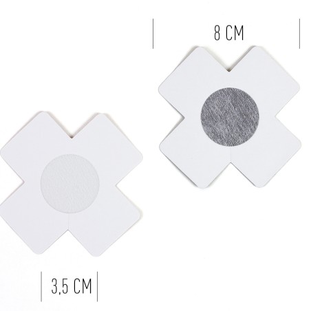 CACHES TETONS NIPPIES WOW BOOBS EN CROIX 2 PAIRES DE SECRET PLAY