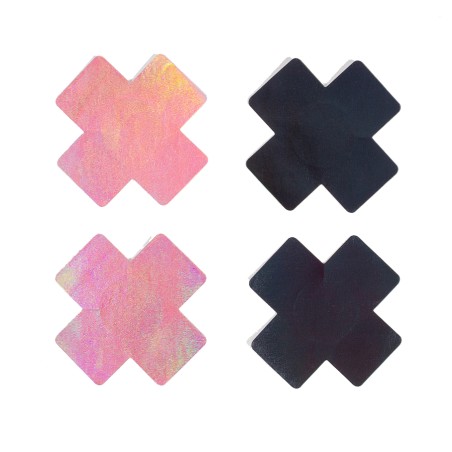 CACHES TETONS NIPPIES WOW BOOBS EN CROIX 2 PAIRES DE SECRET PLAY