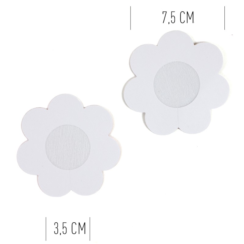 Accessoires CACHES TETONS NIPPIES WOW BOOBS EN FLEURS 2 PAIRES DE SECRET PLAY