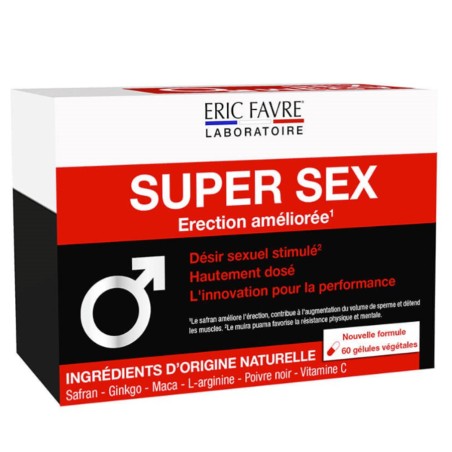 Aphrodisiaques SUPER SEX 60 GELLULES