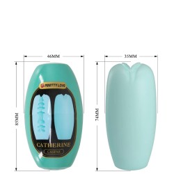 Masturbateurs OEUF MASTURBATEUR VERT TURQUOISE CATHERINE CASPAR DE PRETTY LOVE
