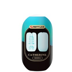 Masturbateurs OEUF MASTURBATEUR VERT TURQUOISE CATHERINE MASHA DE PRETTY LOVE