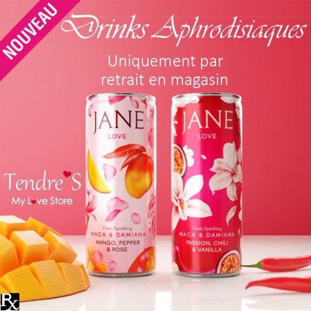 Aphrodisiaques BOISSON APHRODISIAQUE JANE LOVE PIMENT VANILLE 25 CL