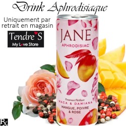 Aphrodisiaques BOISSON APHRODISIAQUE JANE LOVE MANGO ROSE 25 CL