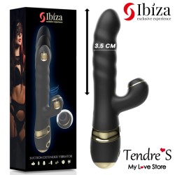 Love toys RABBIT NOIR AVEC VA ET VIENTS ET SUCCION DE IBIZA