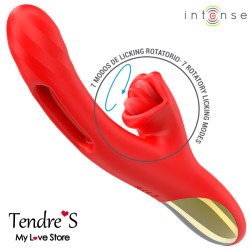 Love toys RABBIT ROUGE JESSICA MULTIFUNCTION DE INTENSE