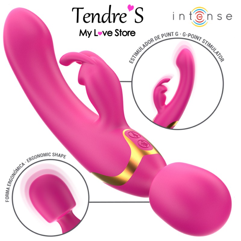 Love toys RABBIT WAND PINK WINONA DE INTENSE