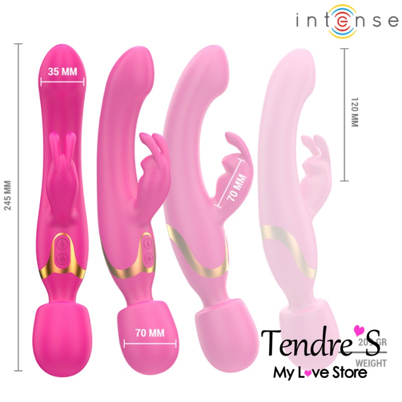 Love toys RABBIT WAND PINK WINONA DE INTENSE