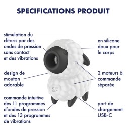 Love toys DREAMY SHEEP AIR PULSE VIBRATIONS DE SATISFYER