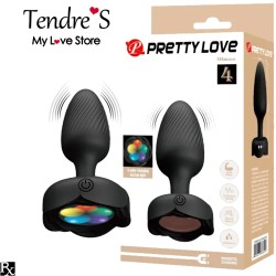 Plugs & Chapelets Anals PLUG OLMAN VIBRANT ET LUMINEUX TAILLE S DE PRETTY LOVE