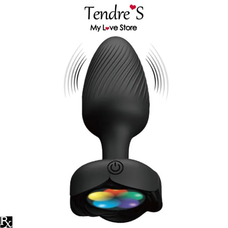 Plugs & Chapelets Anals PLUG VARIAN VIBRANT ET LUMINEUX TAILLE L DE PRETTY LOVE