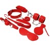 Accessoires KIT FETISCHISTE BDSM EXPERIENCE SERIE ROUGE