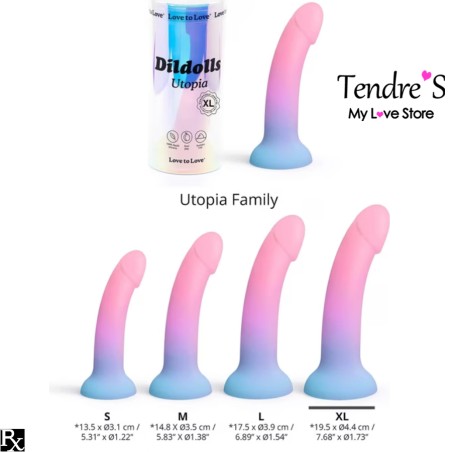 LOVE TOY VENTOUSE DILDOLLS UTOPIA XL DE LOVE TO LOVE