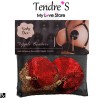 NIPPIES CACHES TETONS AVEC CHAINE NIPPLE COUTURE ROUGE DE KINKY DIVA