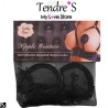 Accessoires NIPPIES CACHES TETONS AVEC CHAINE NIPPLE COUTURE ROUGE DE KINKY DIVA