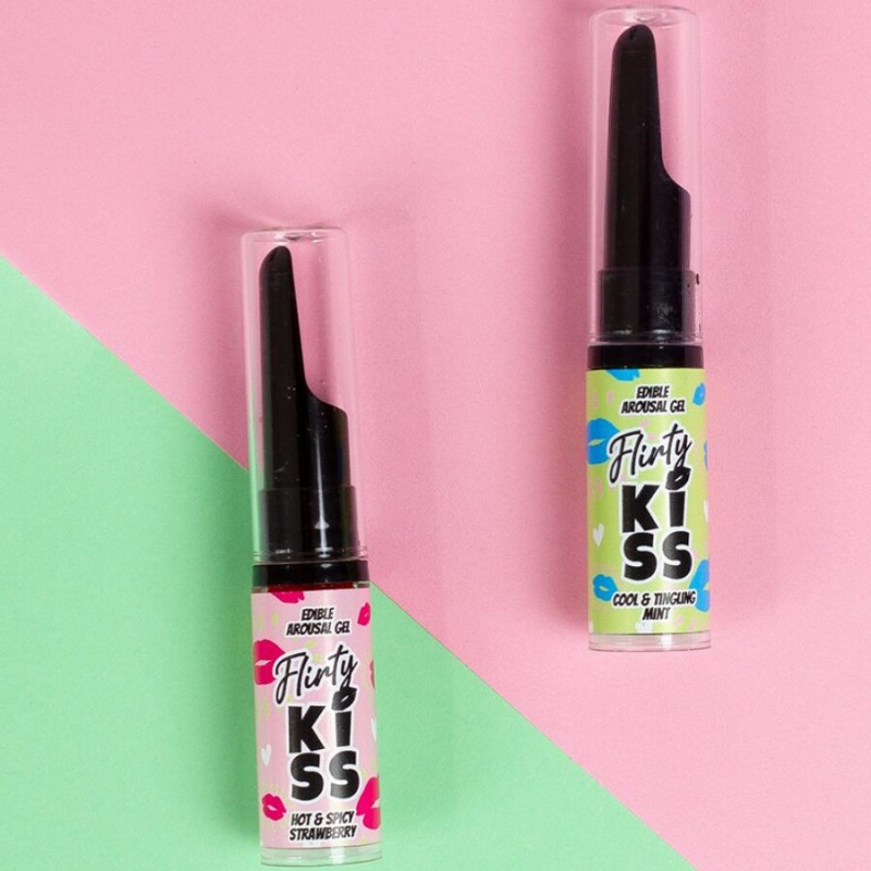 GELS X2 FLIRTY KISS COMESTIBLES A EFFETS DE SECRET PLAY