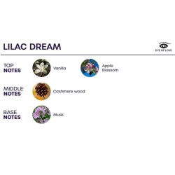 SPRAY D AMBIANCE AUX PHEROMONES LILAC DREAM LOVE IN BLOOM DE EYE OF LOVE