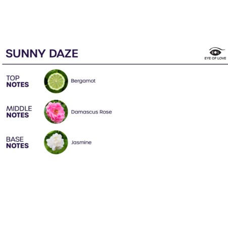 SPRAY D AMBIANCE AUX PHEROMONES SUNNY DAZE LOVE IN BLOOM DE EYE OF LOVE