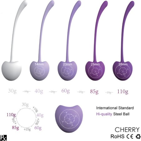 Love toys KEGELS BALLS CHERRY DE S-HANDE