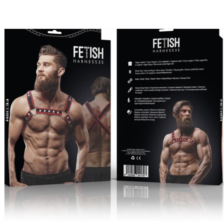 Accessoires HARNAIS DE POITRINE HOMME BULLDOG DE FETISH HARNESSES