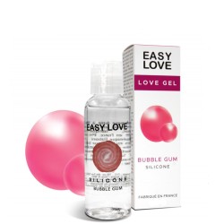 HUILE DE MASSAGE LUBRIFIANT SILICONE LOVE GEL BUBBLE GUM DE EASY LOVE 50 ML