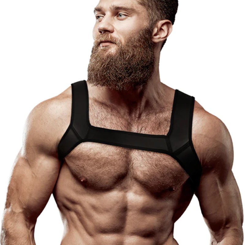 HARNAIS DE POITRINE HOMME SPORT NEOPRENE DE FETISH HARNESSES