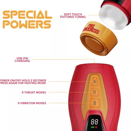 MASTURBATEUR AVEC REALITE AUGMENTEE FIRE SORCERESS SOLARA DE MASTURS