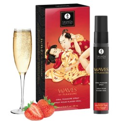 Bien Etre SPRAY ORAL WAVES OF PLEASURE FRAISE CHAMPAGNE DE SHUNGA