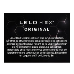 Bien Etre PRESERVATIFS ORIGINAUX HEX DE LELO BOITE DE 36