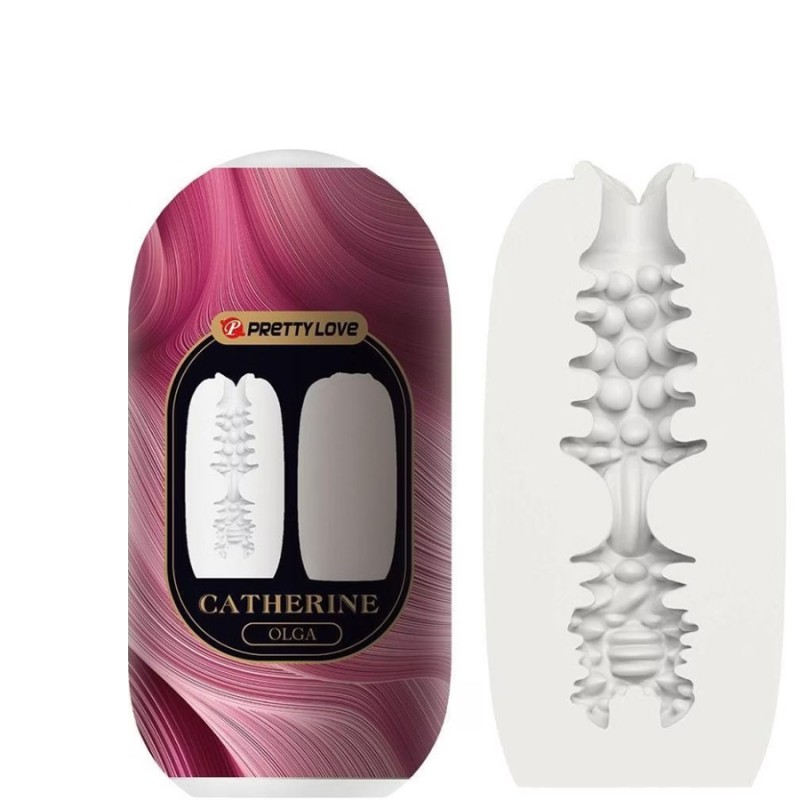 Love Toys Homme MASTURBATEUR ROUGE CATHERINE OLGA DE PRETTY LOVE