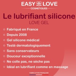 Bien Etre HUILE DE MASSAGE LUBRIFIANT SILICONE LOVE GEL FRUIT DE LA PASSION DE EASY LOVE 50 ML