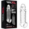 GAINE TRANSPARENTE V11 PENIS EXTENDER A PICOTS DE VIRILXL