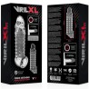 GAINE TRANSPARENTE V11 PENIS EXTENDER A PICOTS DE VIRILXL