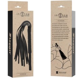 FOUET FLOGGER EN CUIR VEGETALIEN DE INTENSE