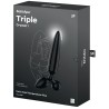 PLUG VERRE TRIPLE CRYSTAL 1 DE SATISFYER