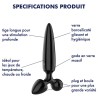 PLUG VERRE TRIPLE CRYSTAL 1 DE SATISFYER