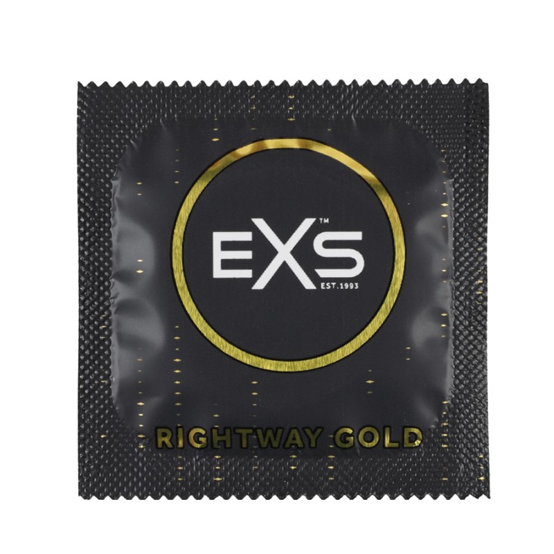 PRESERVATIF RIGHTWAY GOLD DE EXS