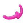 LOVE TOY SANS CEINTURE STRAPLESS STRAPON SILICONE ROSE DE OUCH