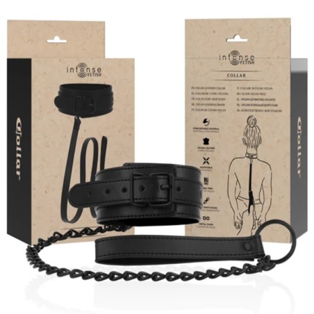 COLLIER ET LAISSE COLLAR DE INTENSE FETISH