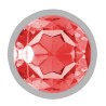 PLUG ANAL ARGENTE BIJOU ROUGE TAILLE M DE INTENSE