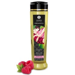 HUILE DE MASSAGE DE LUXE EROTIQUE EMOTION DE SHUNGA PARFUM FRAMBOISE